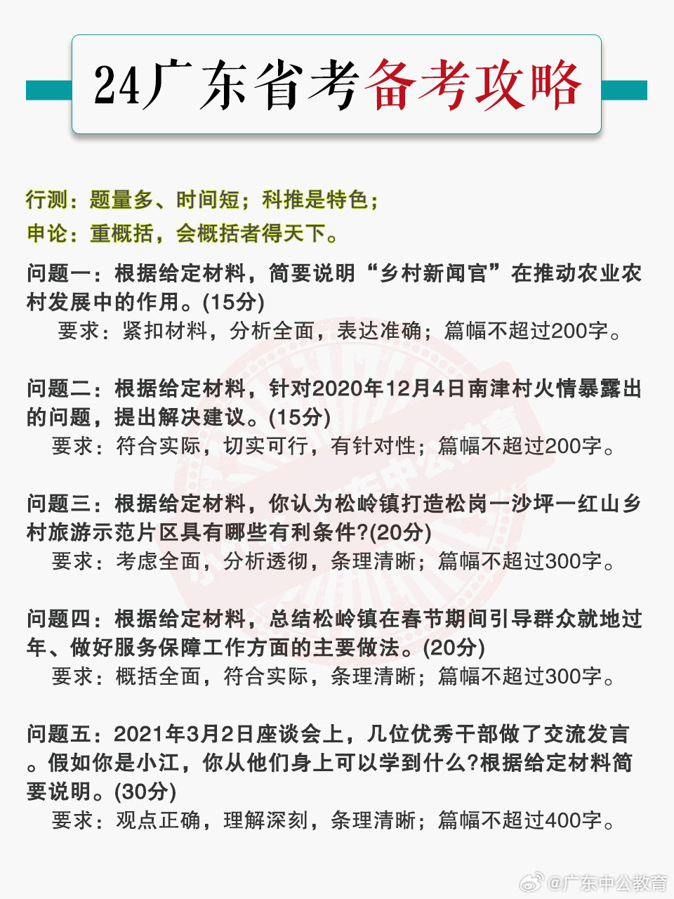 联考背景下的广东省考，趋势分析与备考策略